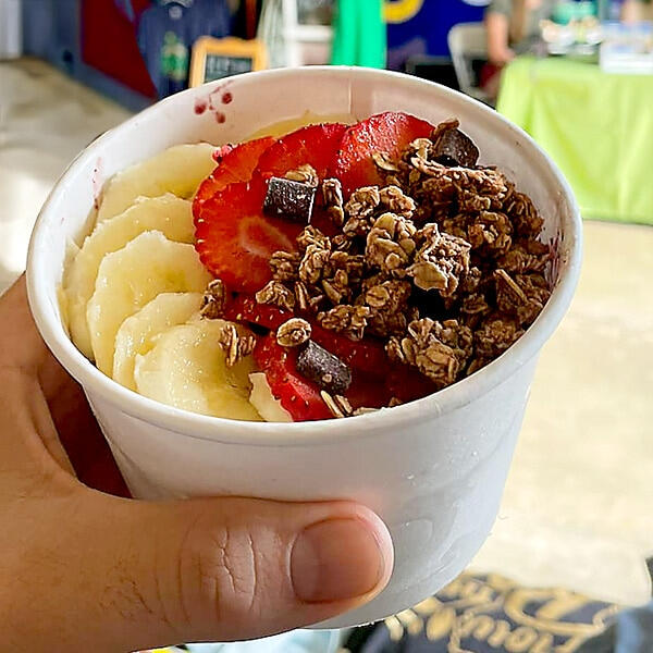 Zeus Juice - Acai Bowl A handmade acai bowl with fresh fruits