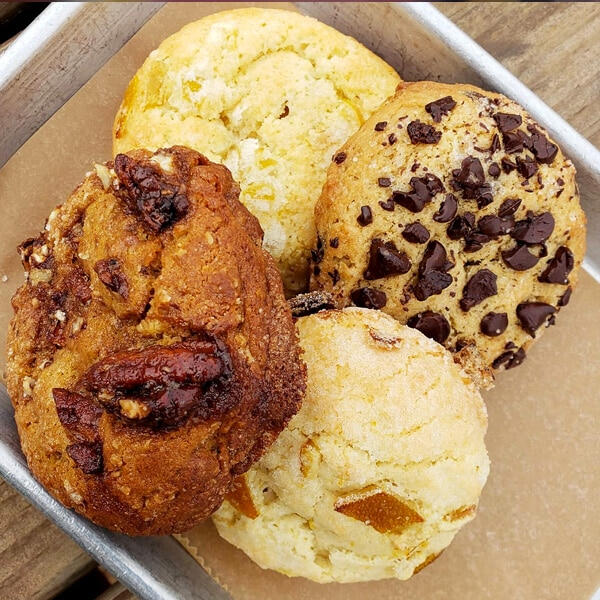 Scratch-made cookies